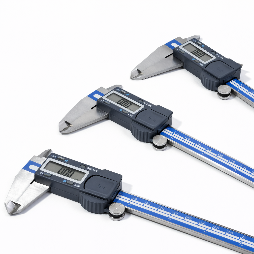 Calibrador digital ACC-SERIE 111,150 mm hasta 300 mm o 6 pulg hasta 12 pulg 