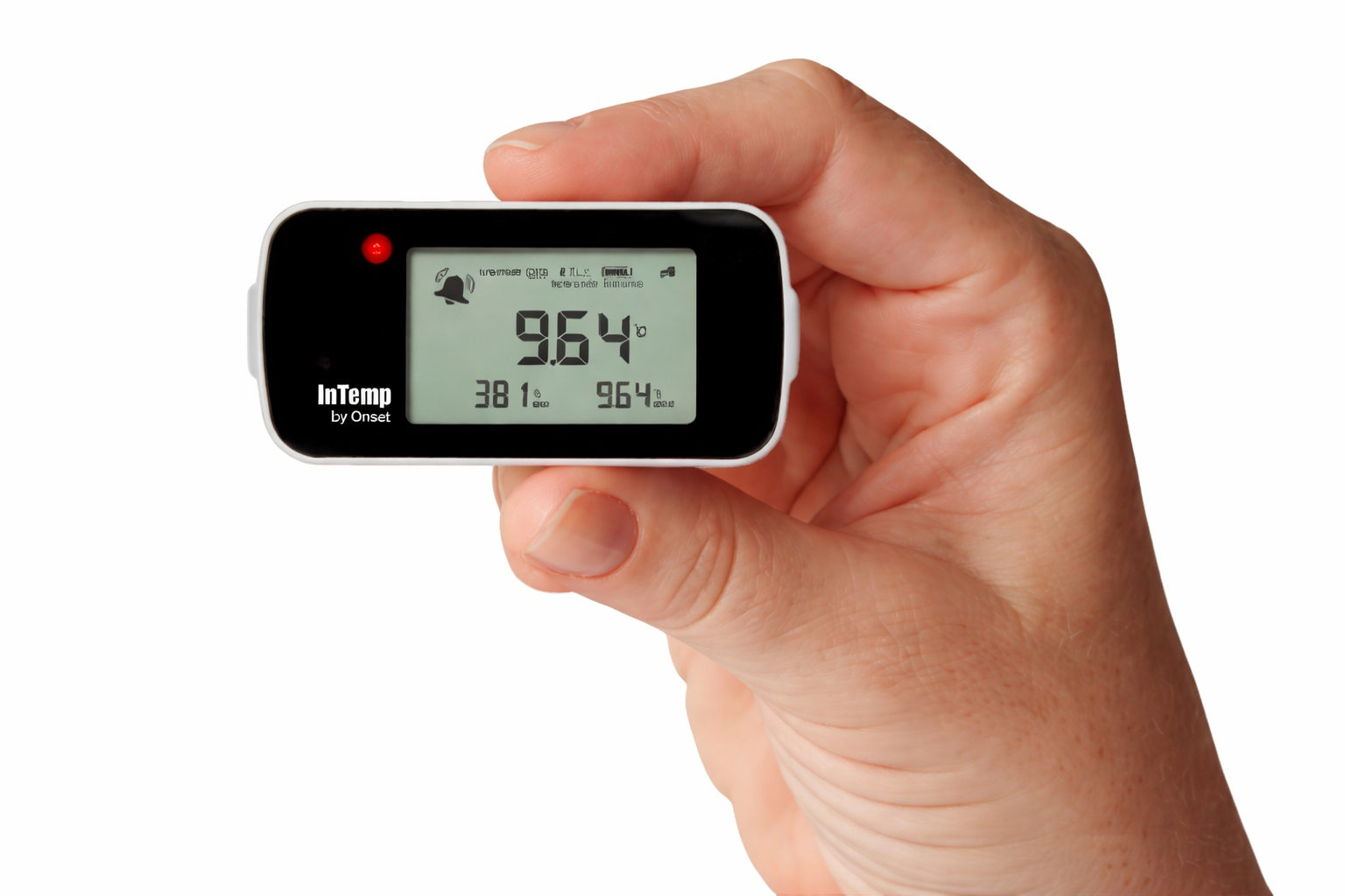 Data logger de temperatura 2 canales InTemp Dry Ice CX402-T2M, -30 a 70 ° C, Onset - 4