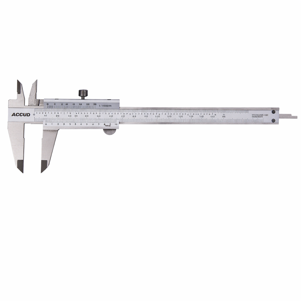 Vernier analógico con barra de profundidad Serie 120, 150 a 300 mm/6 a 12 pulg, ACCUD