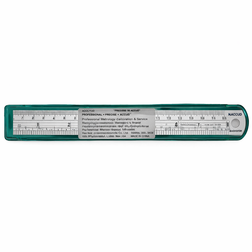 Regla de acero inoxidable Serie 990, 150 a 2000 mm / 6 a 80'', ACCUD - 3