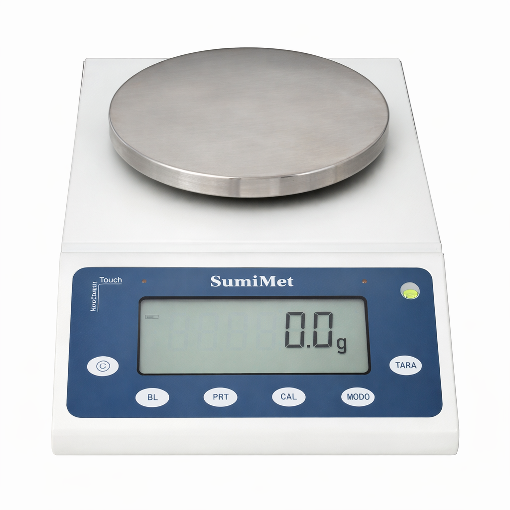 Balanza electrónica de precisión SM/2000/2G, 2000 gr/ 0.01 gr, SumiMet  - 2