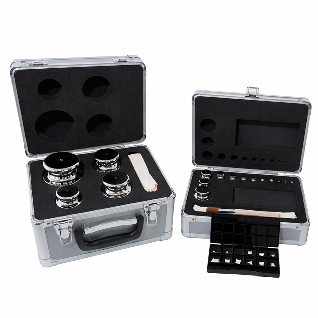 Set de pesas para calibración clase Profesional E2, 1 mg hasta 20 Kg, SumiMet