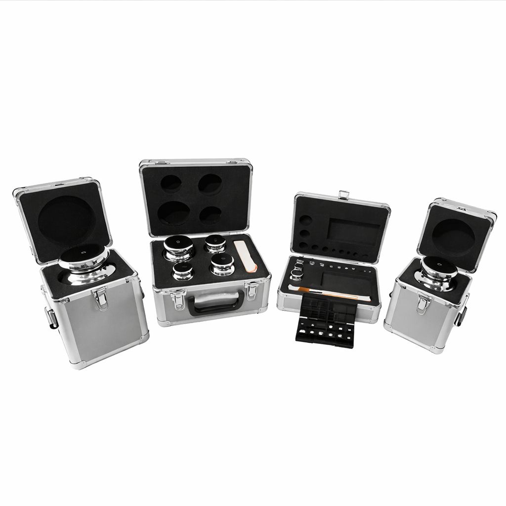 Set de Pesas para calibración clase F1 Profesional, 1mg hasta 20 Kg, SumiMet
