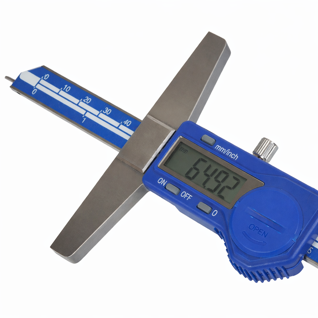 Medidor de profundidad Serie 172, 0 a 200 mm o 0 a 8 pulg, ACCUD - 2