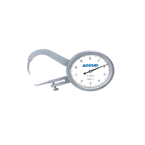 Medidor de espesor con puntas Serie 453, 0 a 10 mm, ACCUD