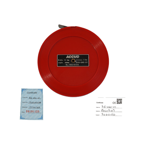 Calibrador de espesores en rollo de 5 metros Serie 916, de 0.02 a 1.0 mm, ACCUD