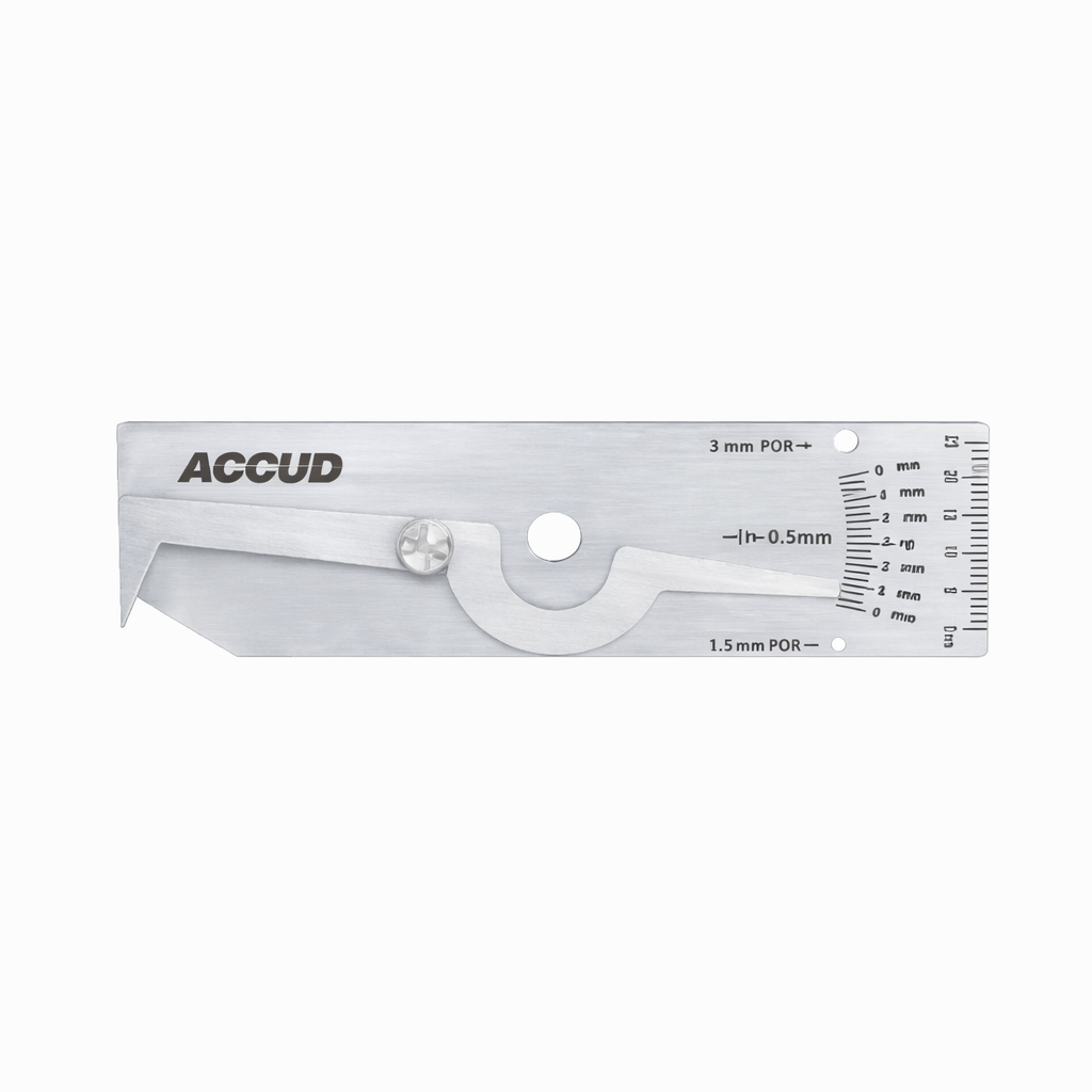 Calibrador de soldadura Serie 978, 0 hasta 25 mm, ACCUD