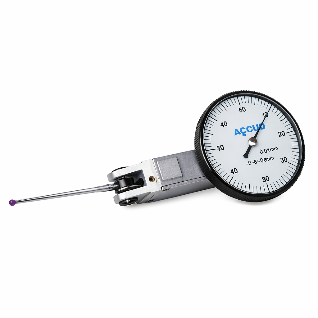 Indicador de carátula tipo palanca largo Serie 263, 0.8 mm, ACCUD