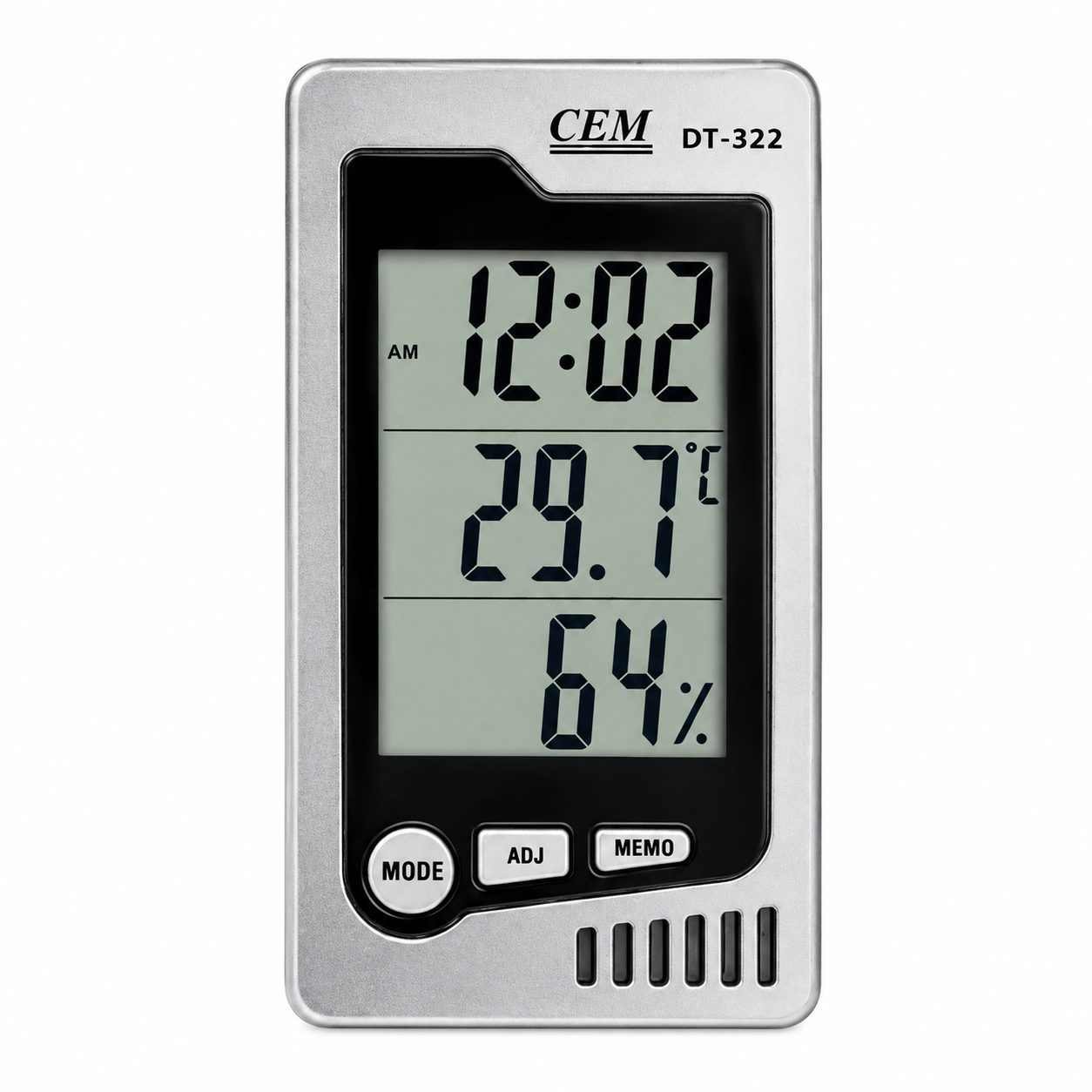 Indicador de temperatura y humedad CMDT/322, 10% RH a 90% RH, CEM