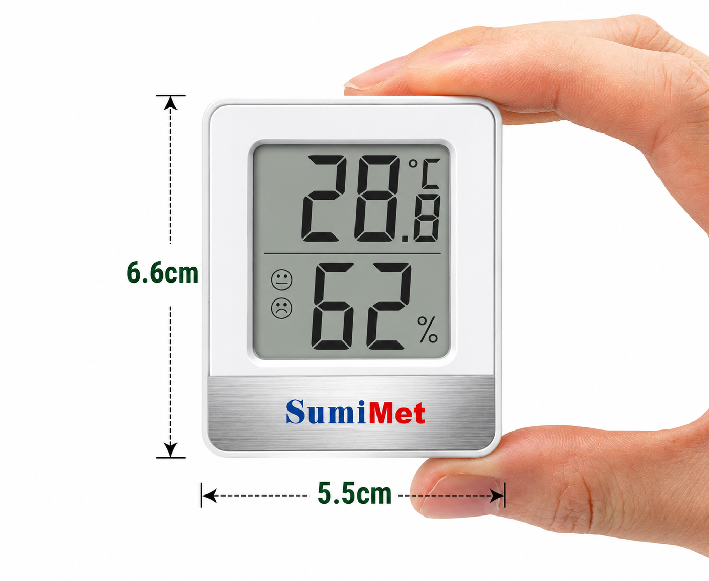 Termohigrómetro Ambiental para Farmacia THPRTP49, -50 a 70° C y 10 a -99 % H.R., SumiMet - 1