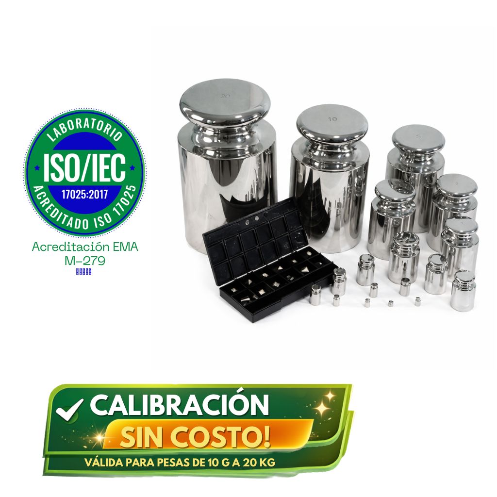Pesa patrón individual clase de exactitud M1, de 1 mg hasta 20 Kg, Sumimet, M1