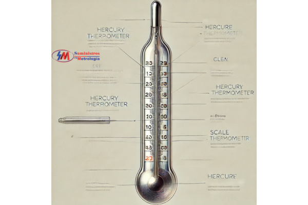 Termómetro y sus partes