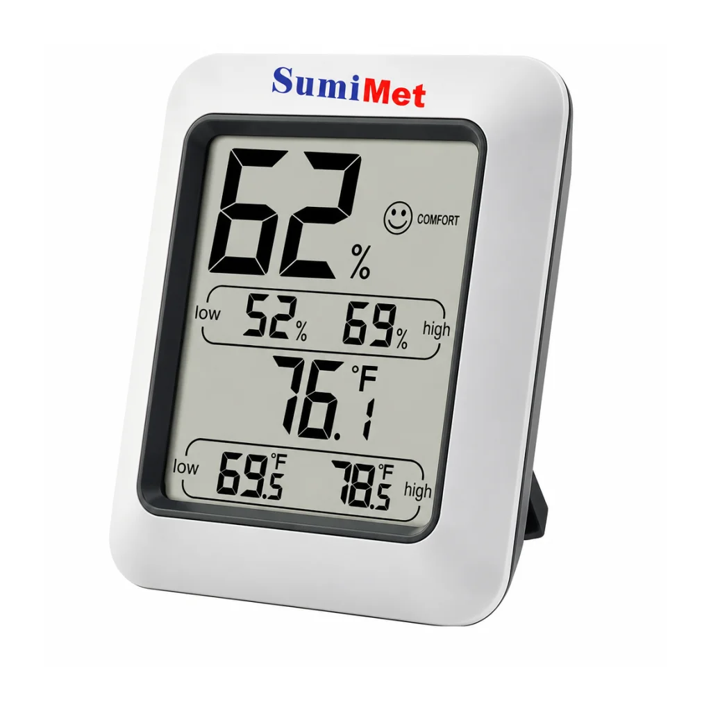 Termohigrómetro para farmacia, cumplimiento a COFEPRIS, THPRTP50, -50 a 70° C y 10 a -99 % H.R., SumiMet
